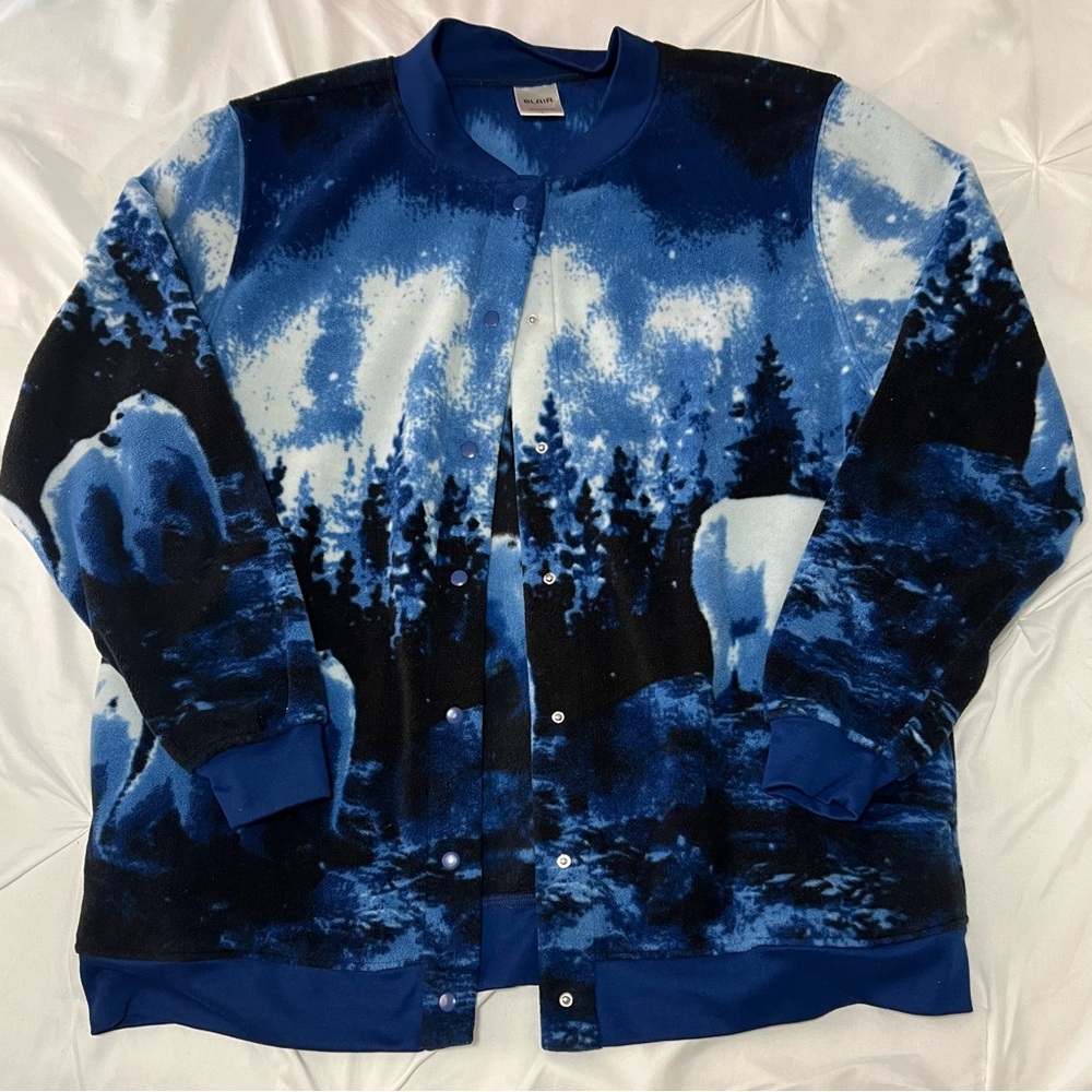 Vintage Blair Polar Bear Fleece Jacket